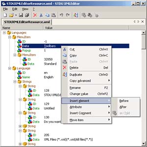 visual xml editor